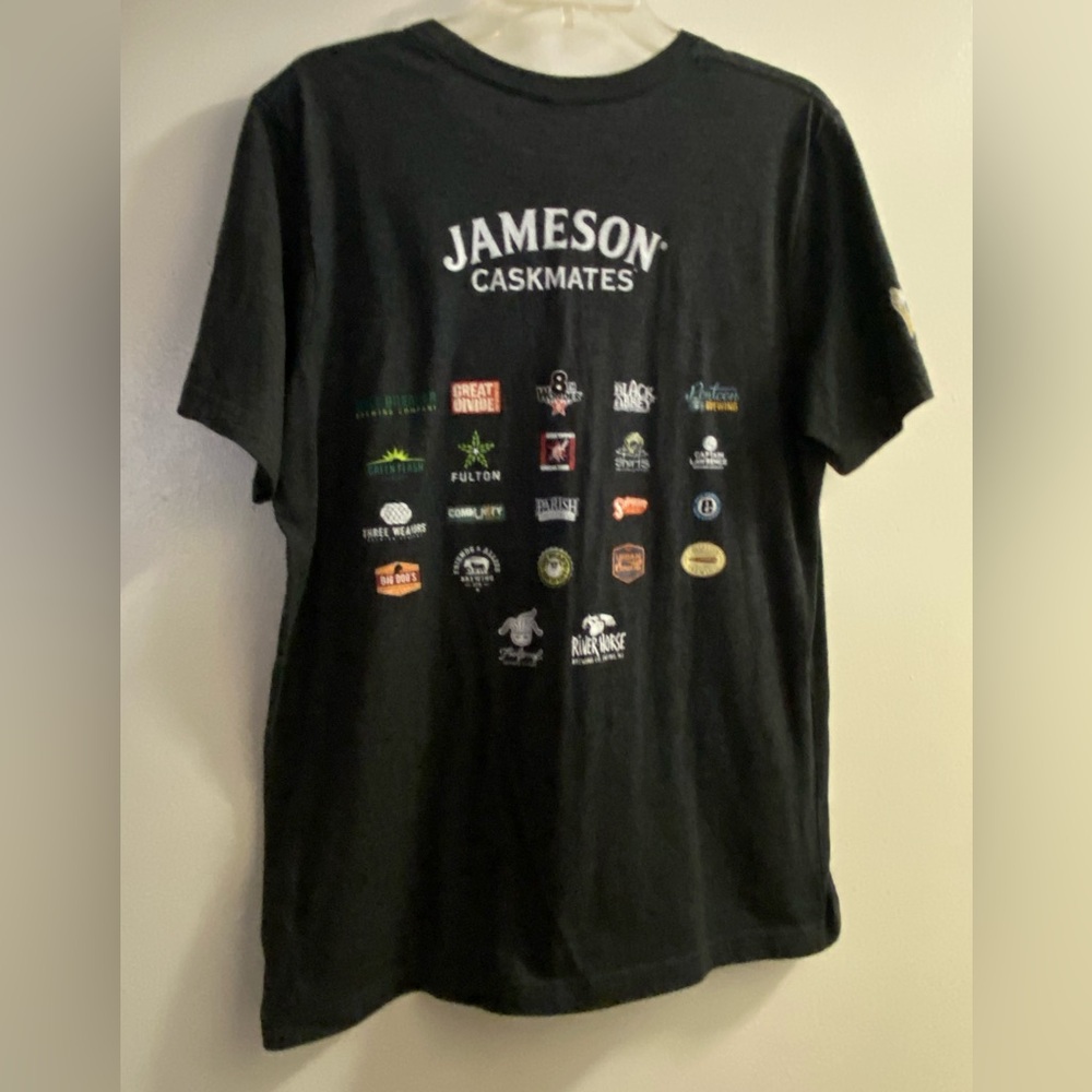 Canvas Jameson Whiskey Mens Dark Gray Tee T Shirt L Caskmates Love Neighborhood
